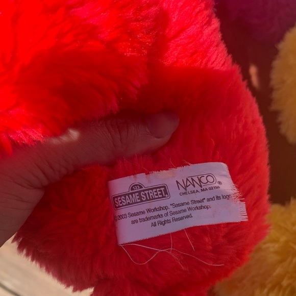 Sesame Street Plush 15” lot of 7 big bird honkers Telly Rudy Gonger Slimey Elmo - Picture 12 of 14